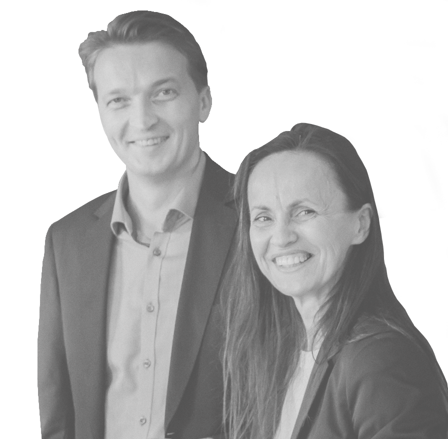 Inese Morozova and Ivo Urbanovics, founders of Riga Accounting Hub.